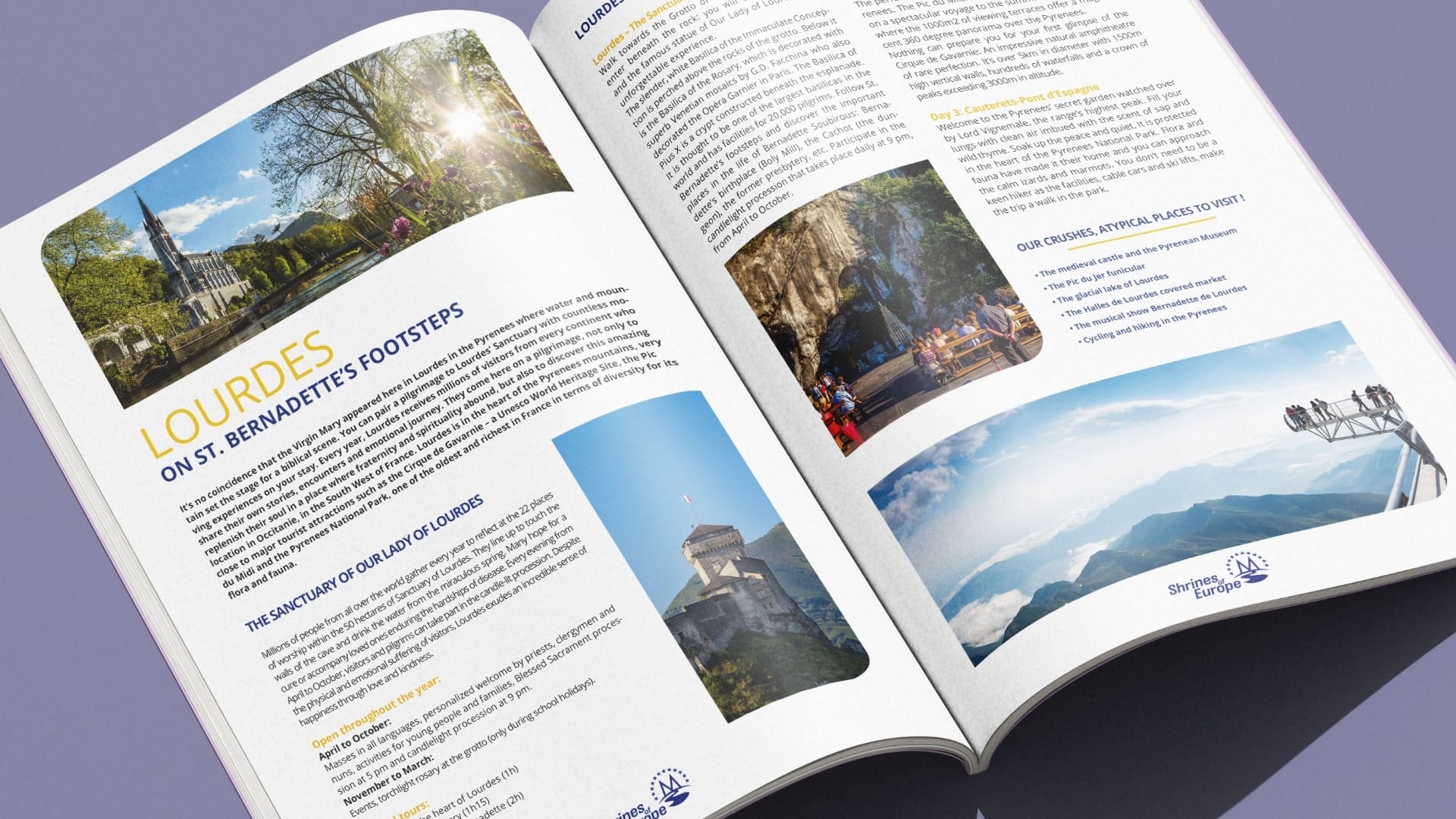 Brochure Shrines of Europe par le Collectif Unithy