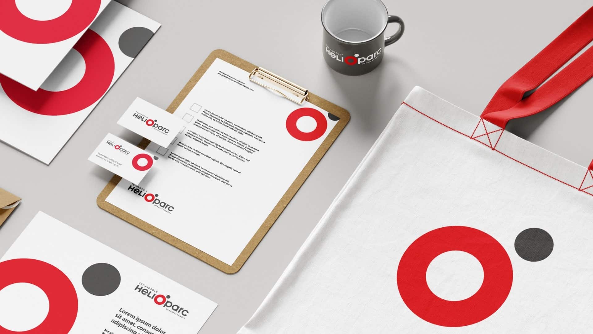 Charte graphique Helioparc par le Collectif Unithy