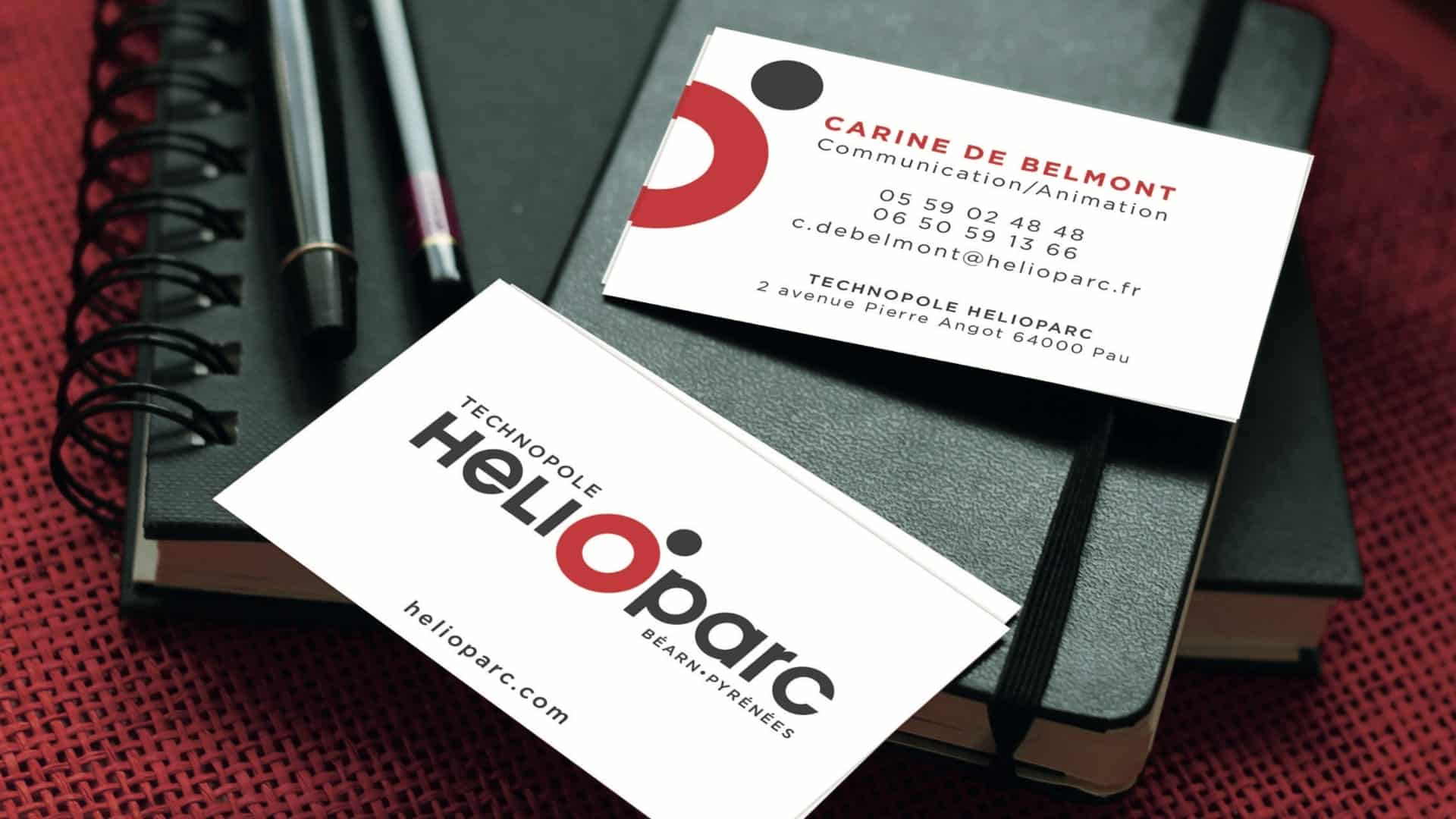 Carte de visite Helioparc par le Collectif Unithy