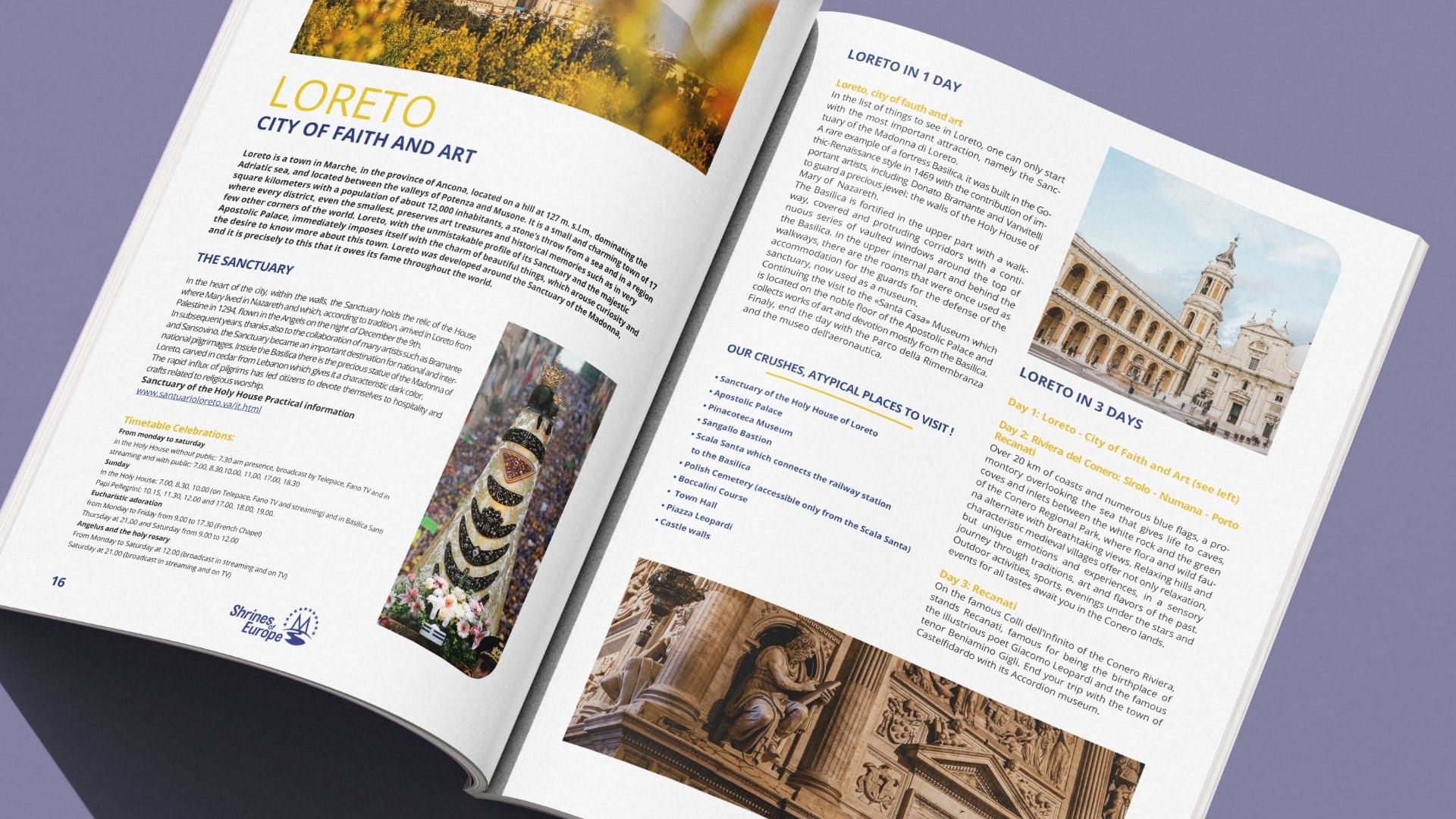 Magazine Shrines of Europe par le Collectif Unithy