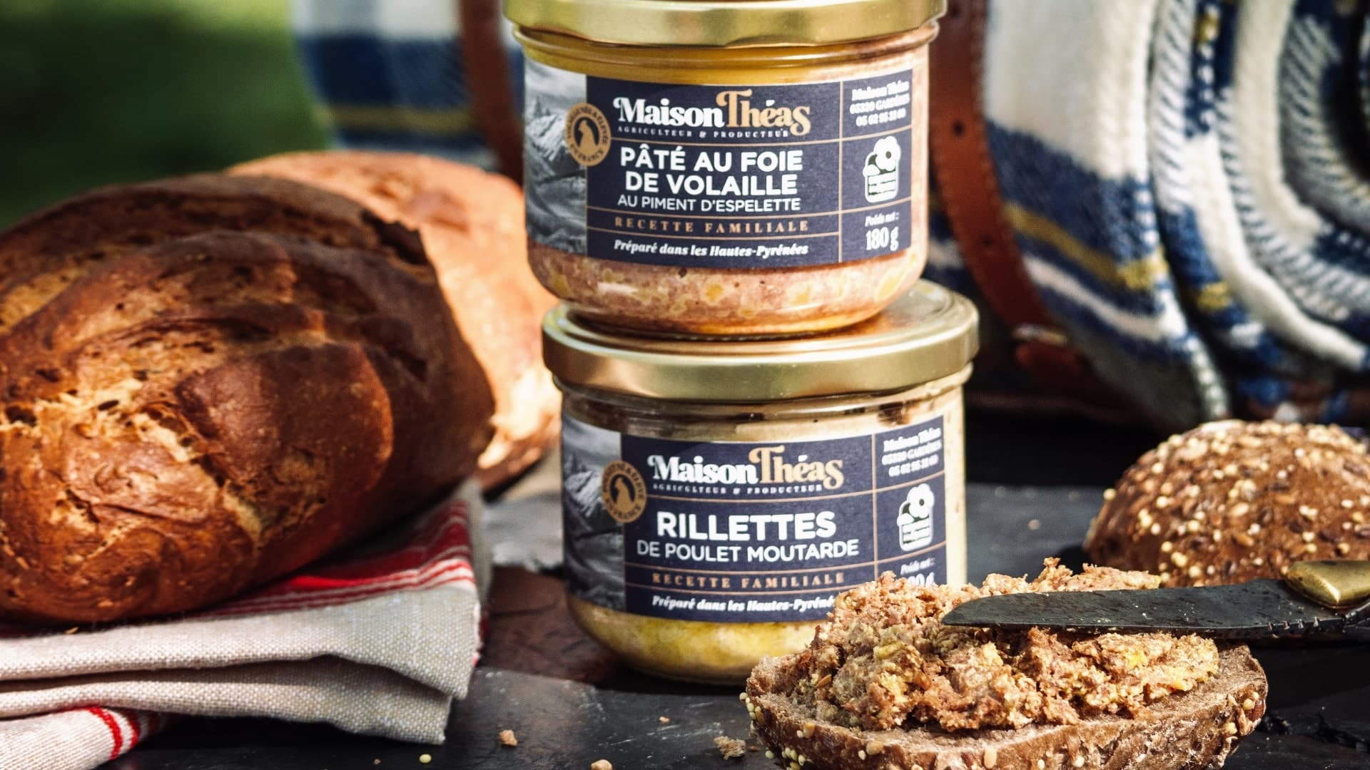 Étiquettes Maison Théas par le Collectif Unithy