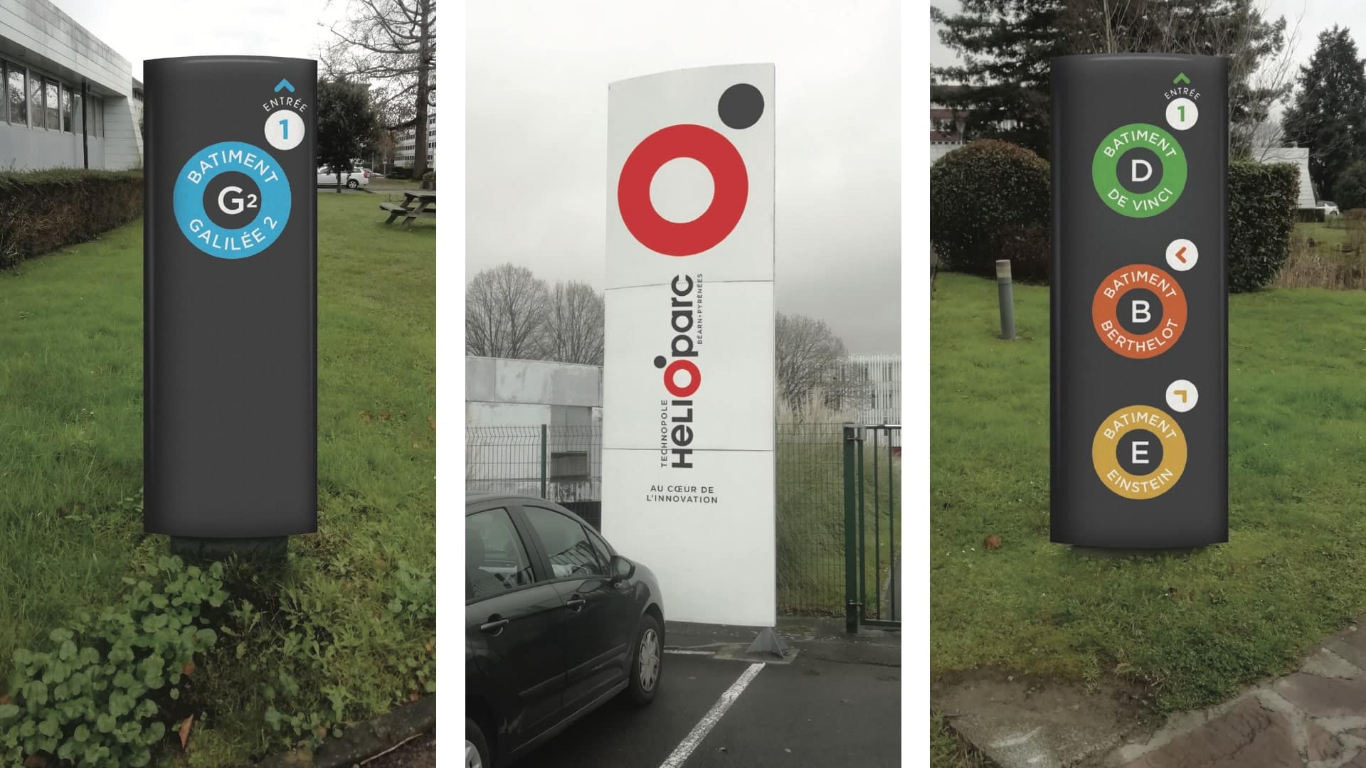 Totem Helioparc par le Collectif Unithy