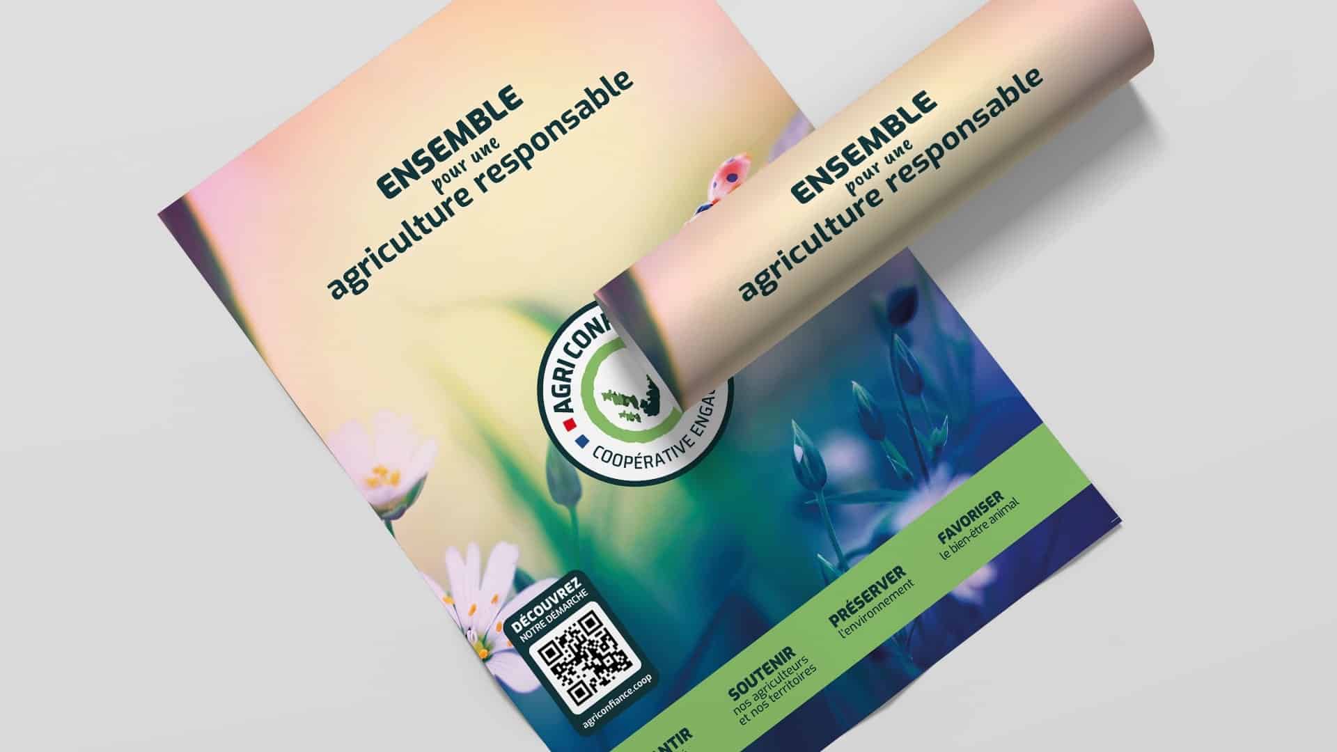 Affiche Agriconfiance par le Collectif Unithy