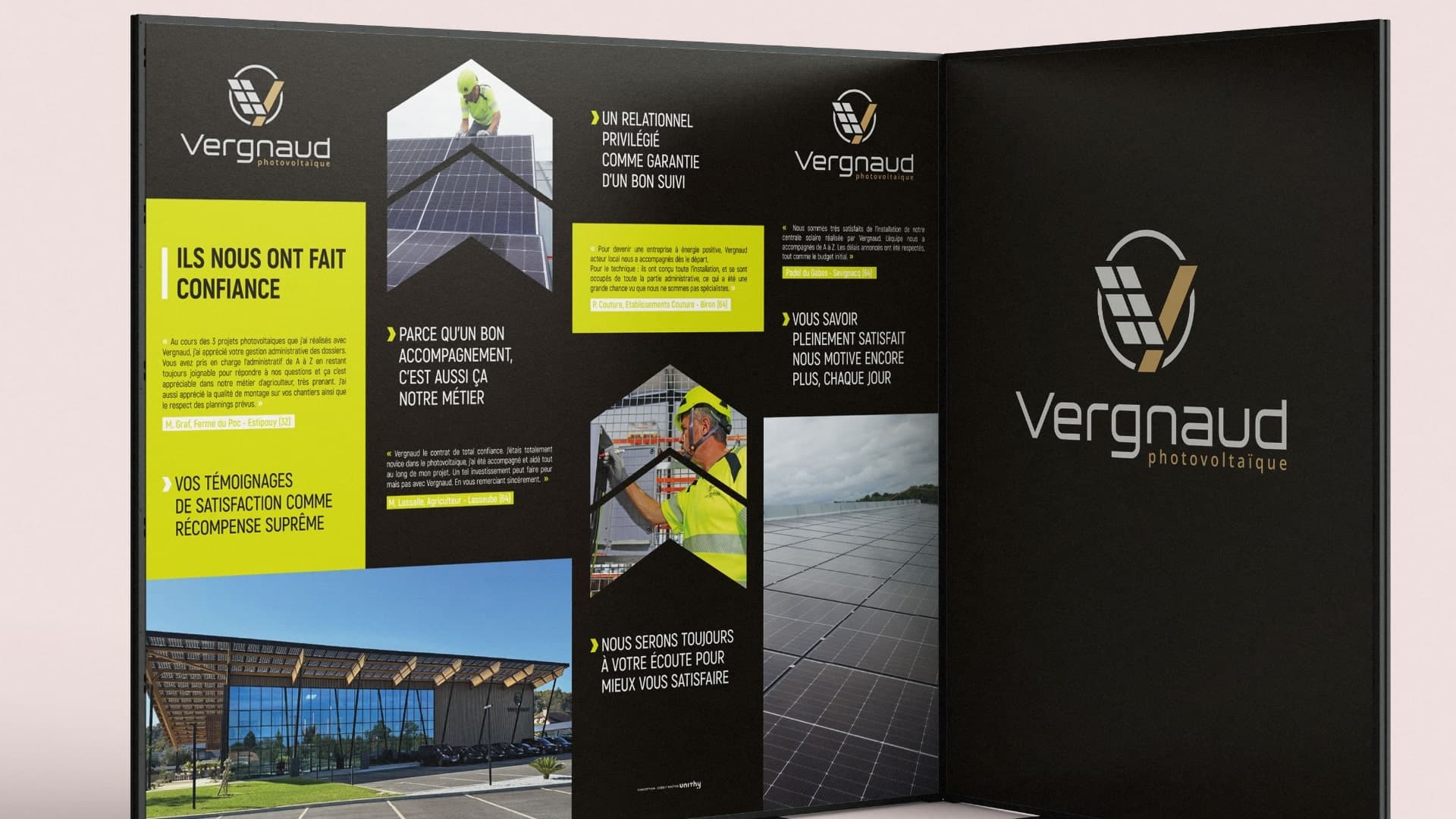 Paravent événementiel Vergnaud par le Collectif Unithy