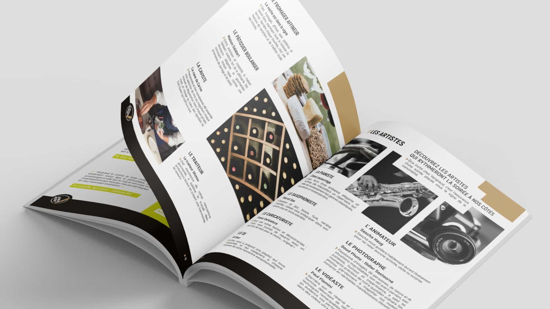 Brochure événementiel Vergnaud par le Collectif Unithy